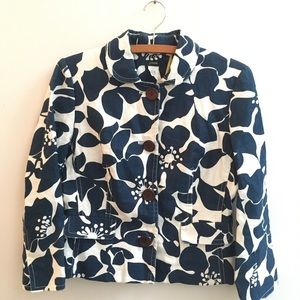 J.Crew Floral Blazer